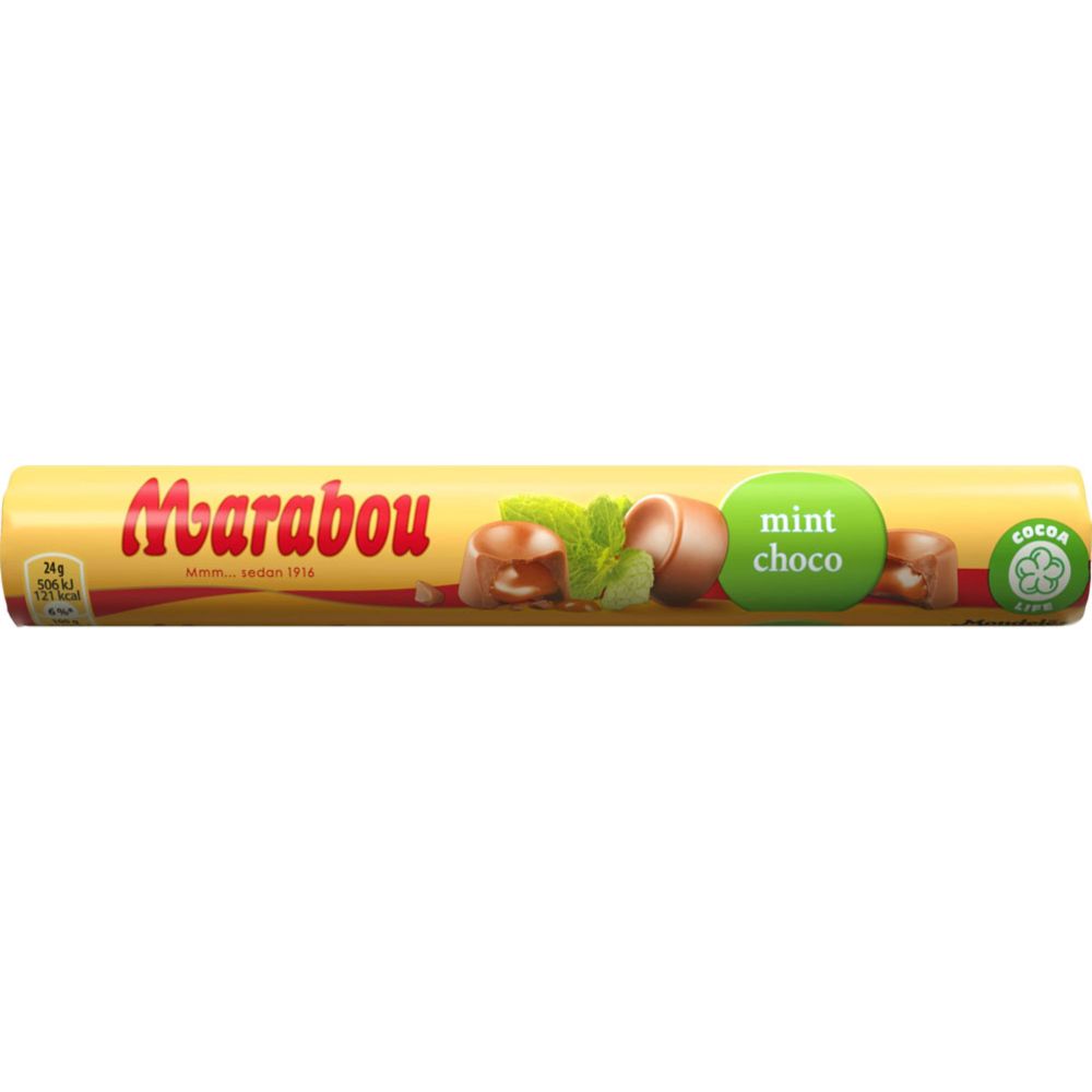 Marabou Minttusuklaa nappirulla 78 g