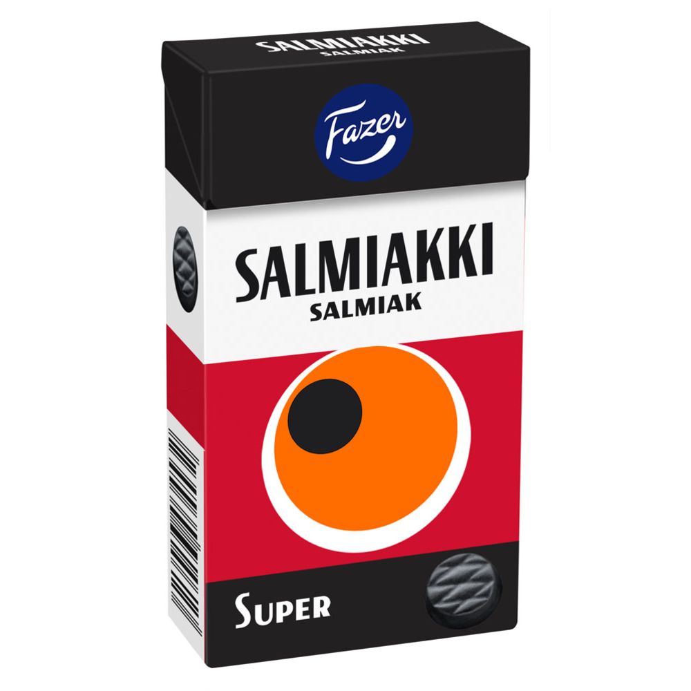 Fazer Super Salmiakki pastilli 38 g