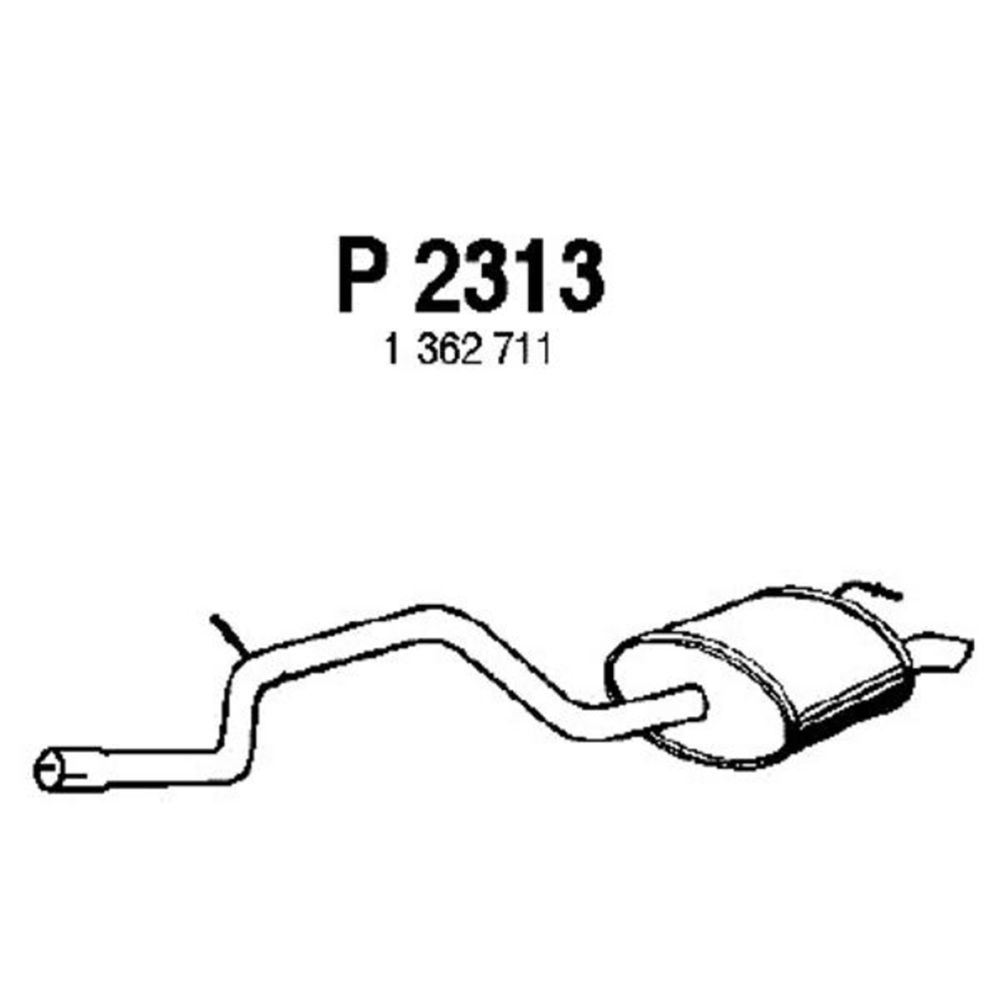 Takaäänenvaimentaja 14-2782
