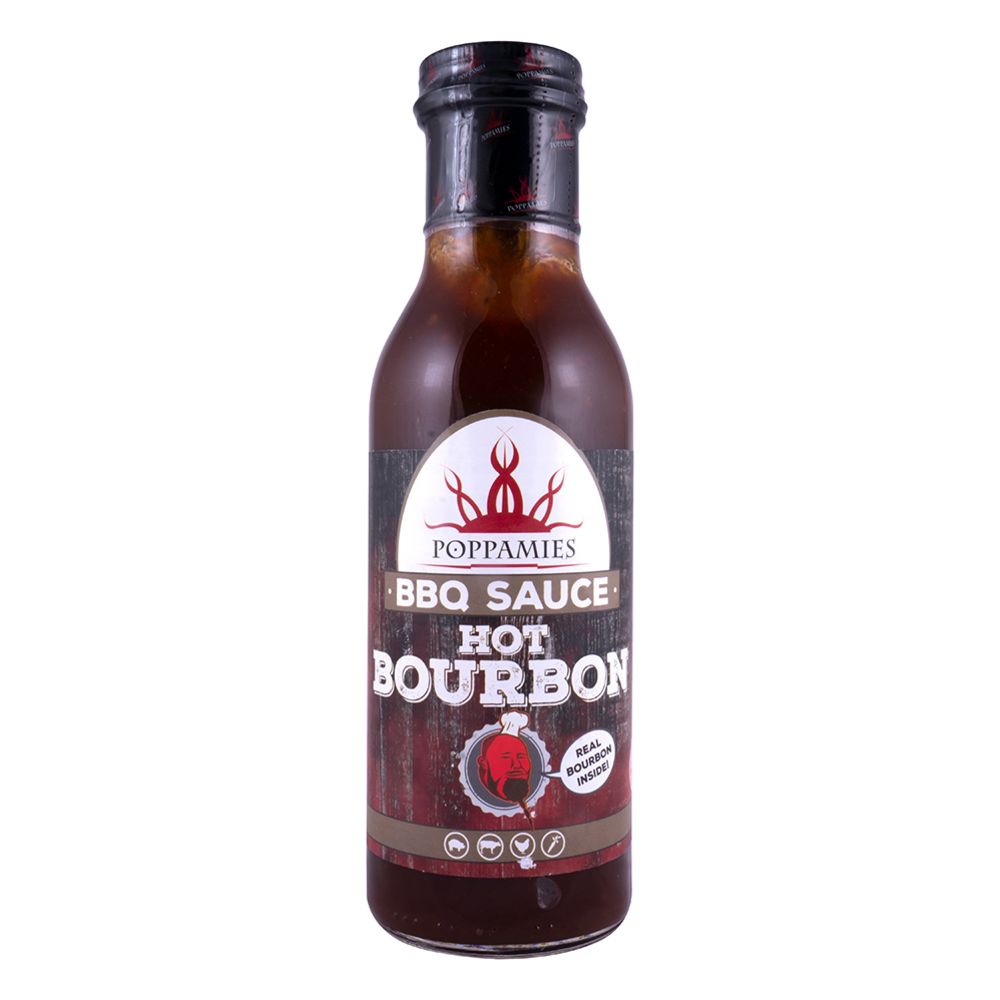 Poppamies Hot Bourbon BBQ 410 g