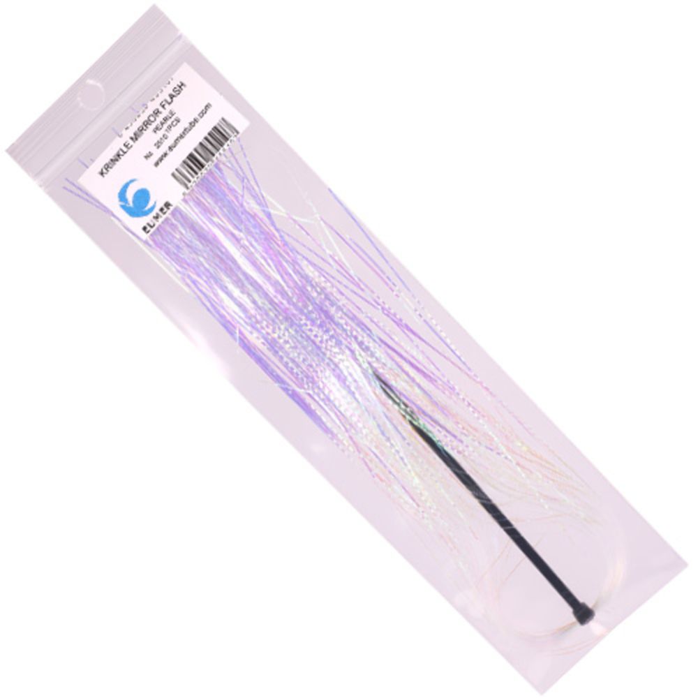Krinkle Mirror Flash tinseli peacock black