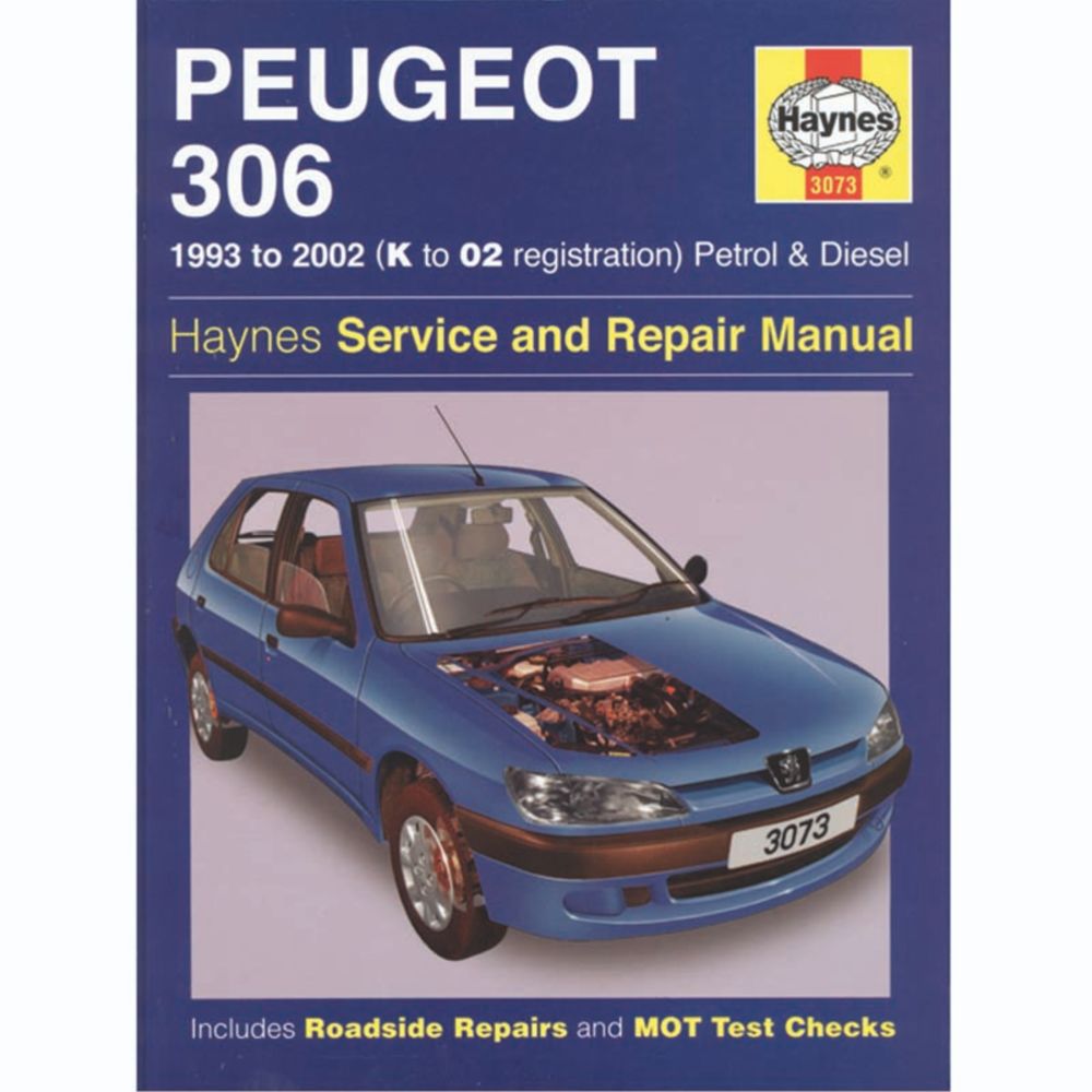 Korjausopas Peugeot 306 englanninkielinen
