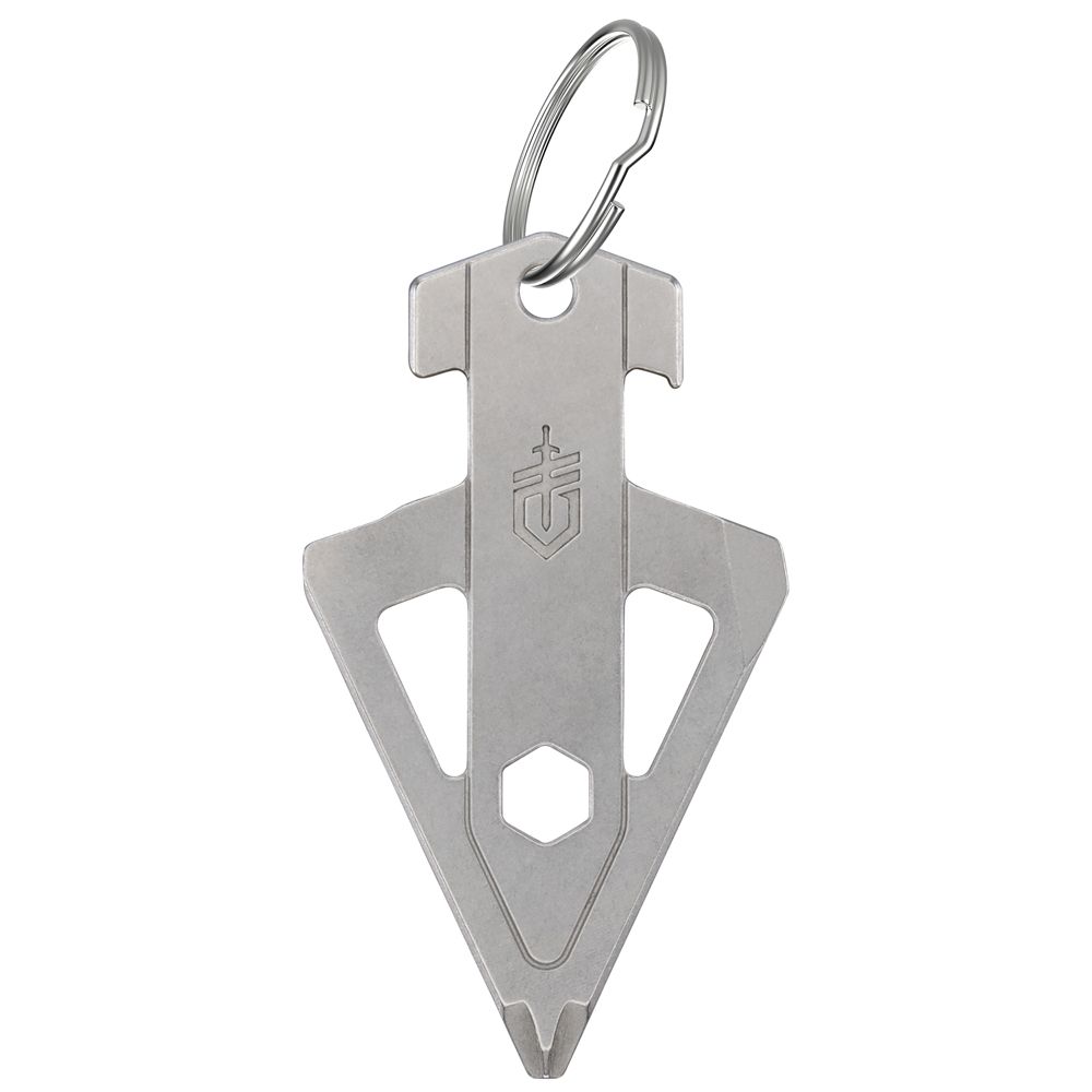 Gerber Broadhead avaimenperätyökalu hopean värinen