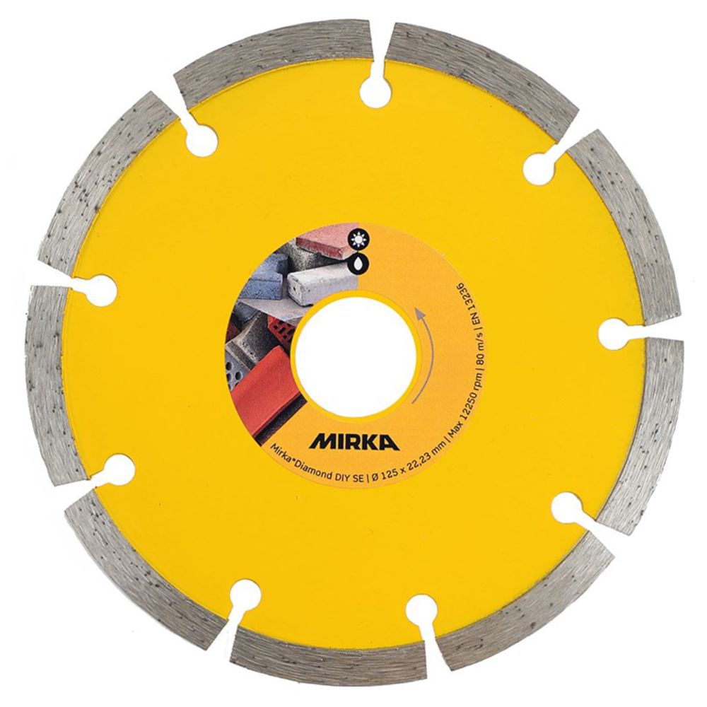 Mirka Diamond DIY segmenterad diamantkapskiva 125 mm