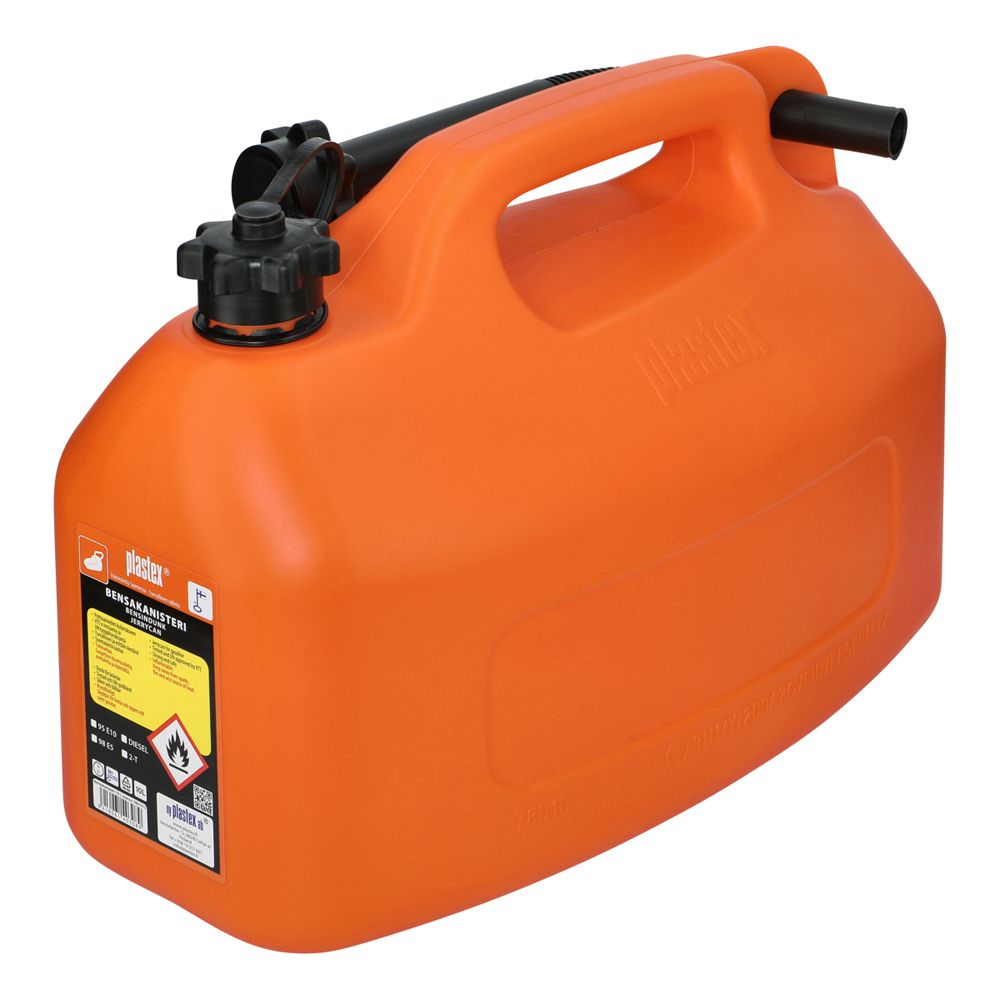 Plastex bensiinikanister oranž 10 l
