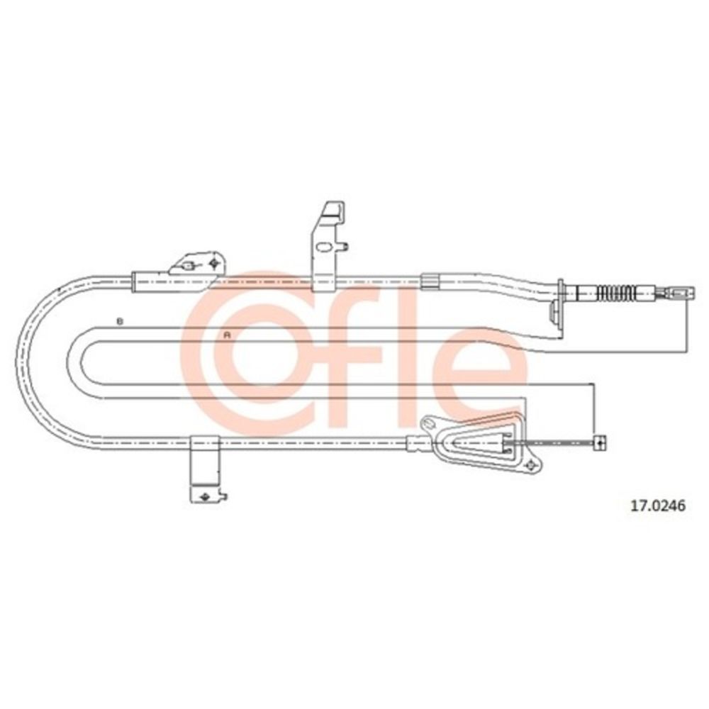 Käsijarruvaijeri 24-7856