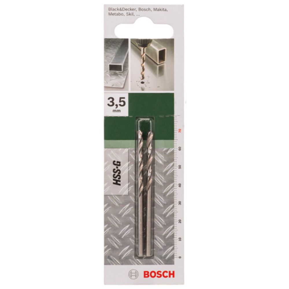 Bosch HSS G metallipuur 3,5 mm 2 tk