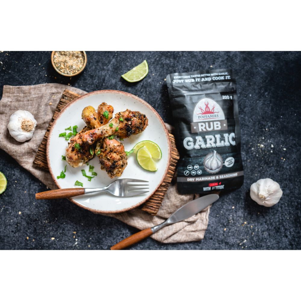 Poppamies Rub Garlic mausteseos 200 g