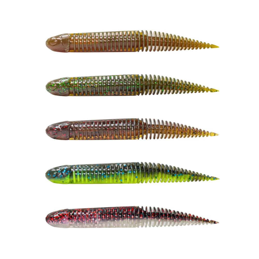 Savage Gear Ned Dragon Tail Slug jigi 8,8 cm 4 g 5 kpl väri: Kirkkaan veden lajitelma