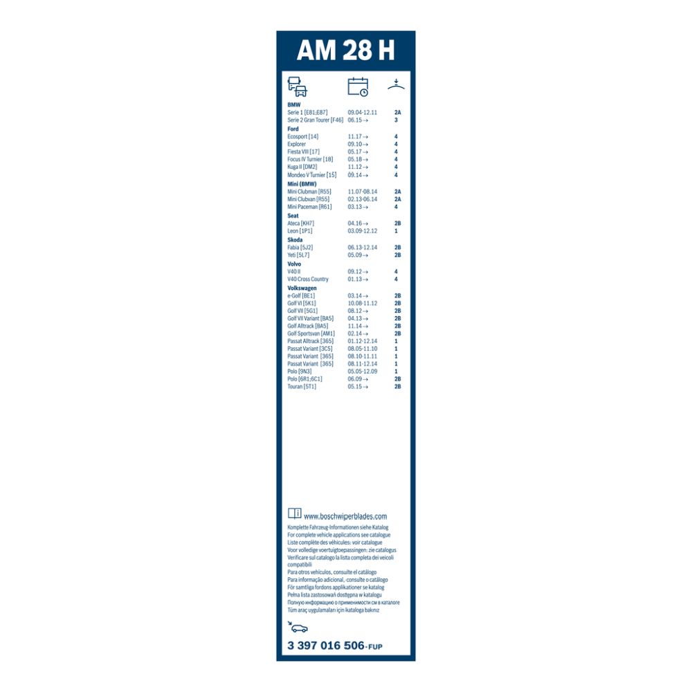 Bosch AM28H pyyhkimensulka 28 cm