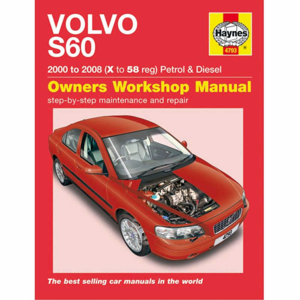 Korjausopas Volvo S60 00-08 englanninkielinen