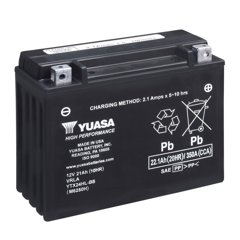 Yuasa AGM-aku 12 V 21 Ah "YTX24HL-BS"