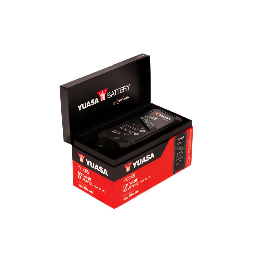 Yuasa YCX6 Hoolduslaadija 12V 6A