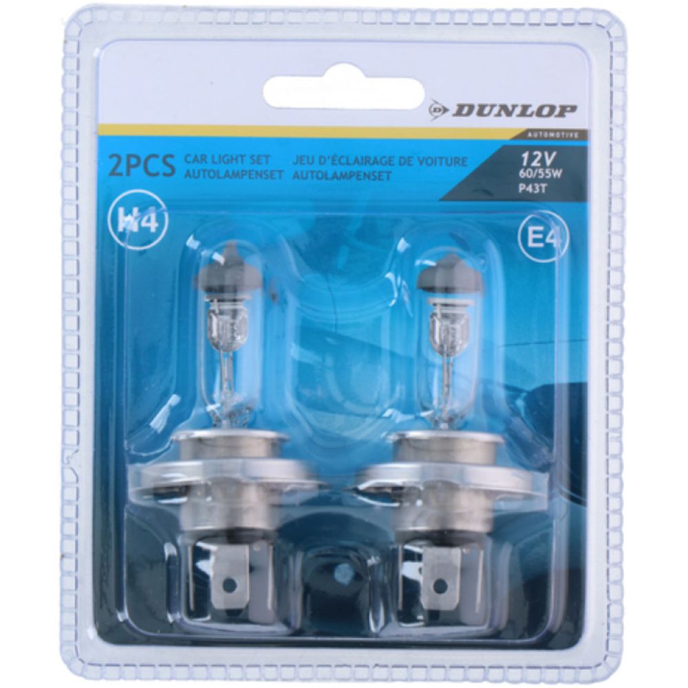Dunlop H4 lampa 12V 60 / 55W, 2 st.