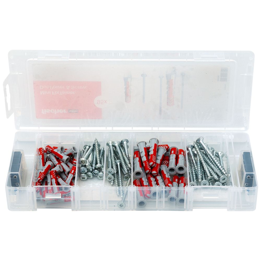 Fischer MiniFIXTainer DuoPower kruvide ja tüüblite komplekt