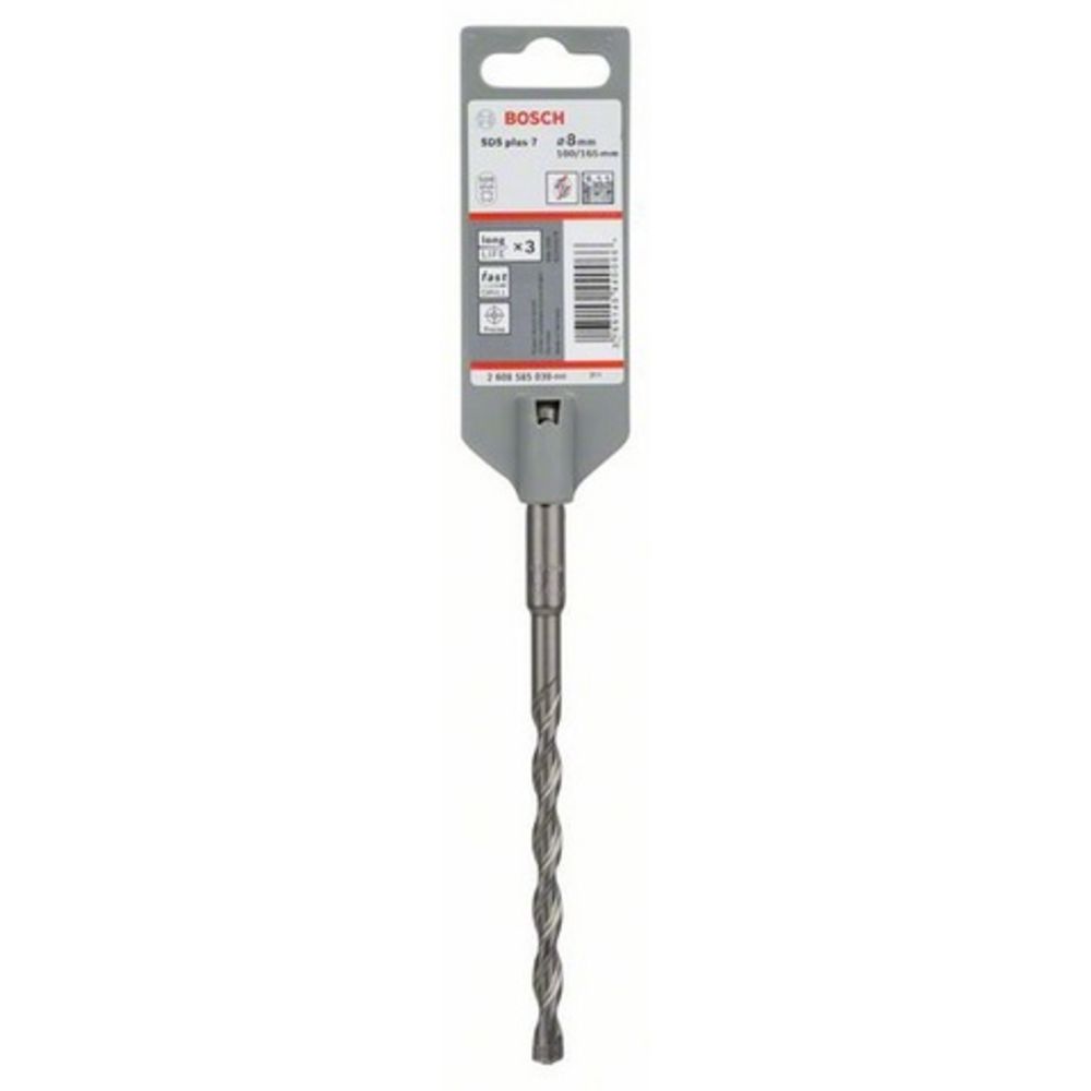 Bosch SDS-plus-7 poravasaranterä 5-leikkuu 165 mm/ 8 mm
