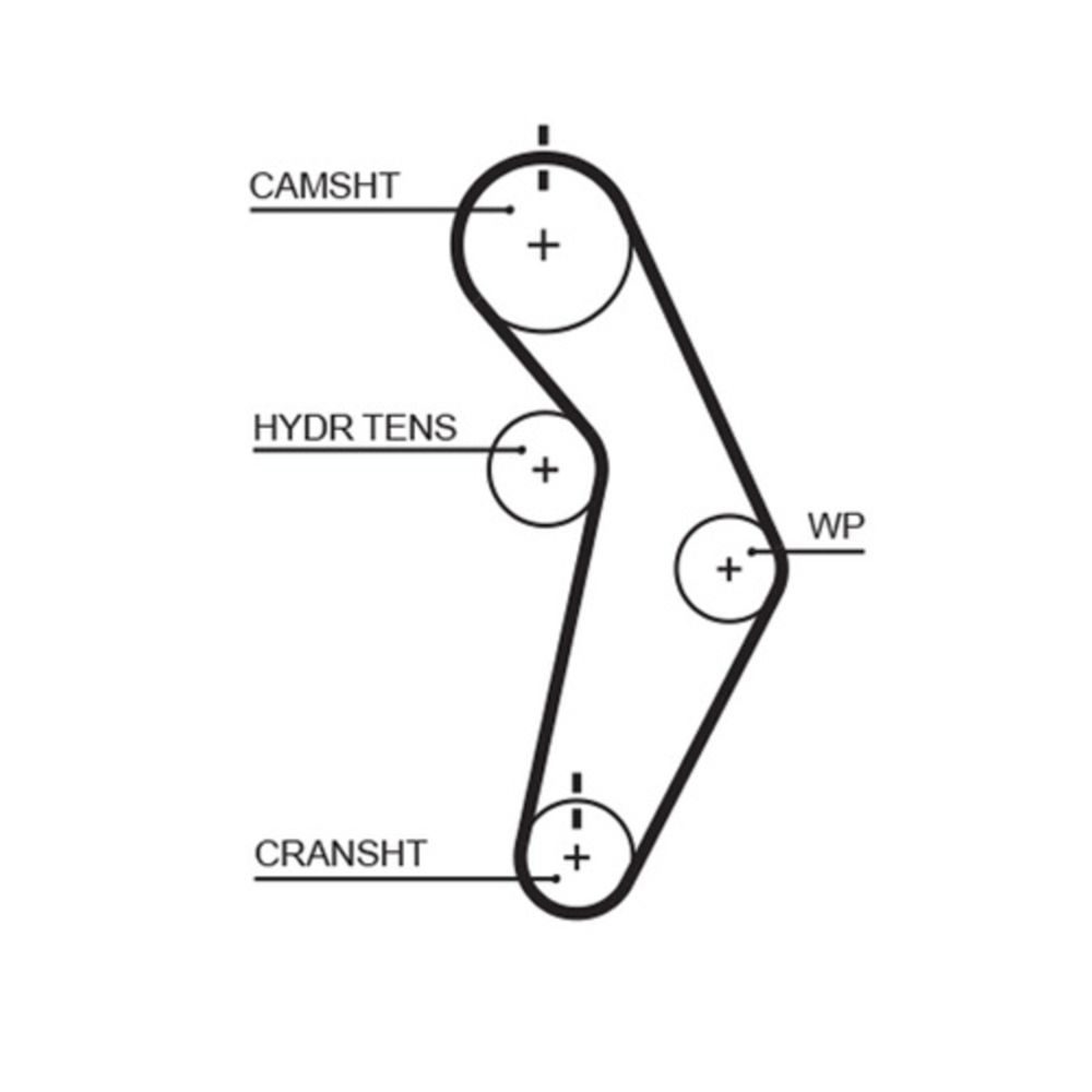 Veepump + hammasrihmakomplekt 25-01388