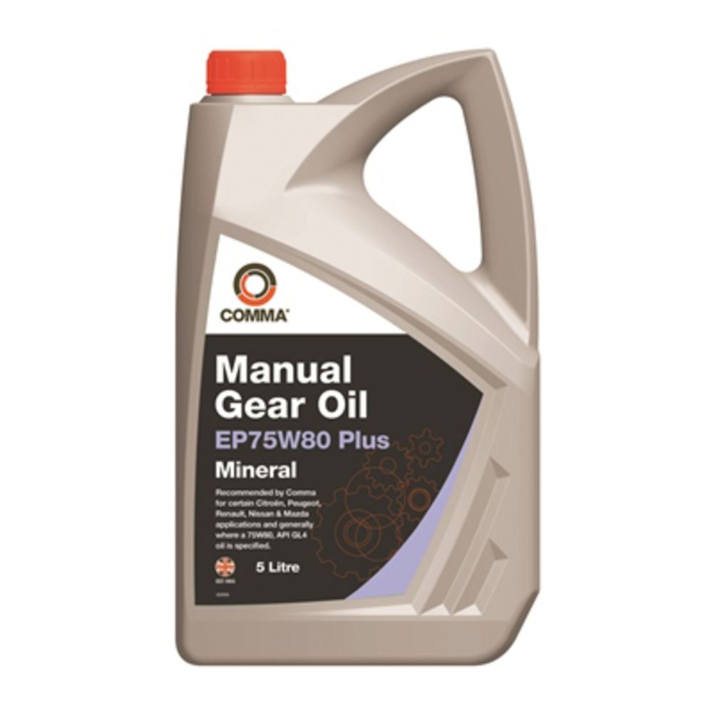 Comma EP75W-80 Plus GL-4 växellådsolja 5 l