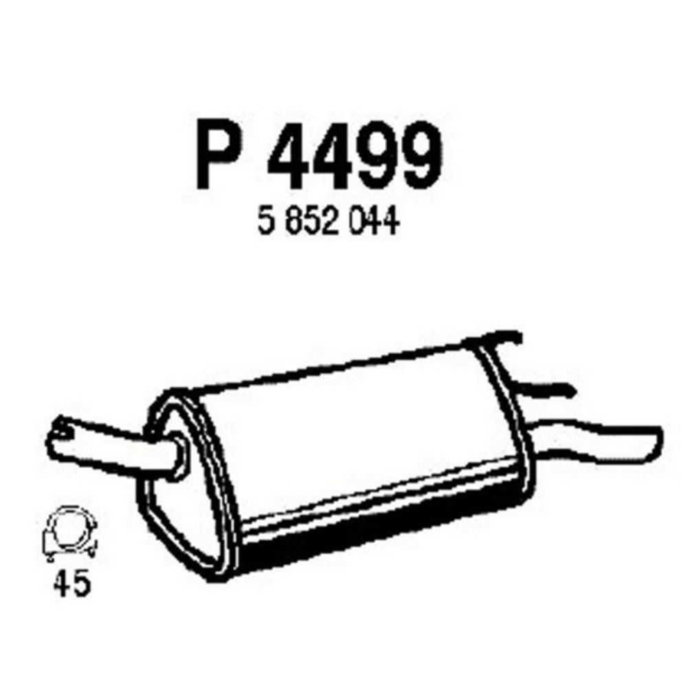 Takaäänenvaimentaja 14-4570