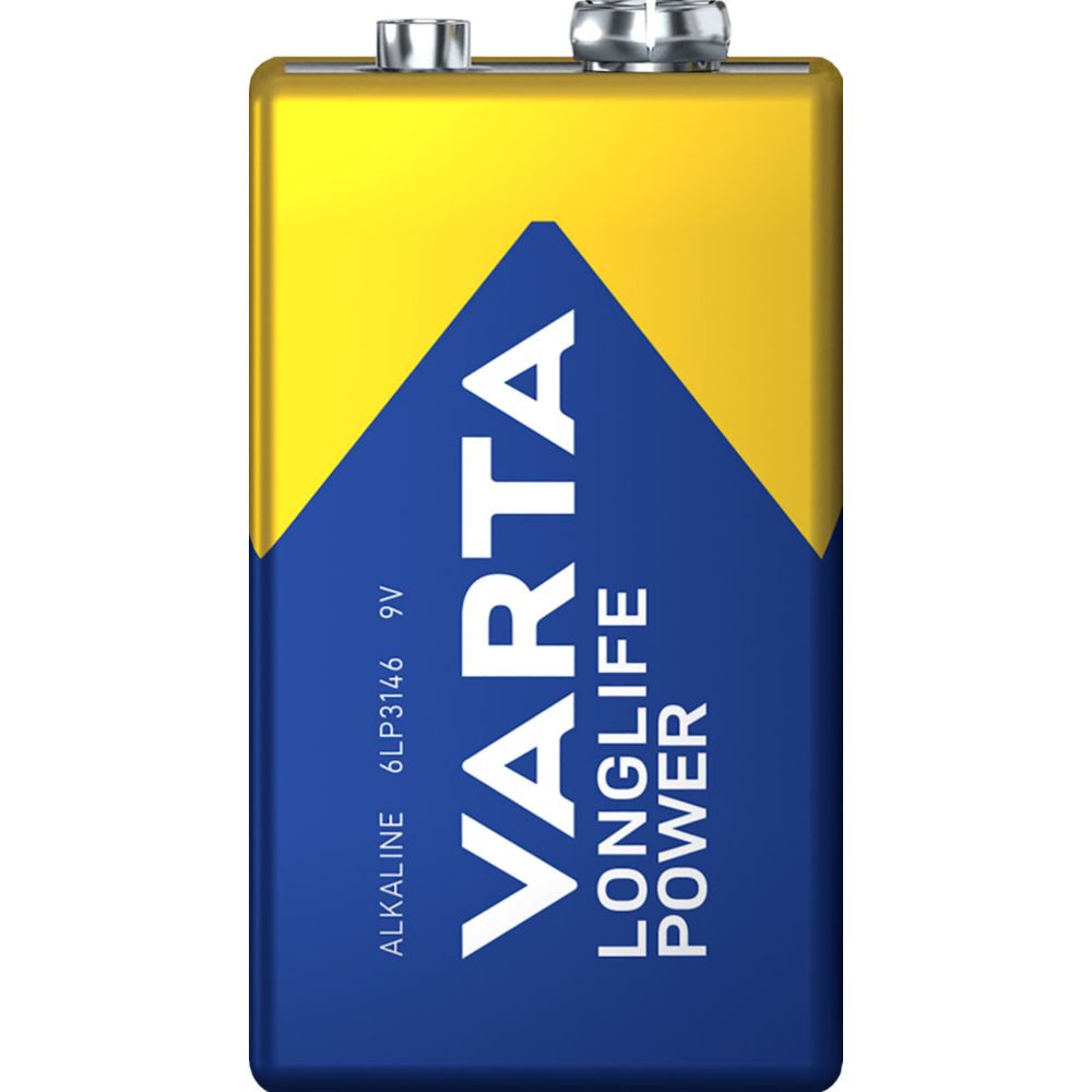VARTA Longlife Power 9V paristo, 2 kpl