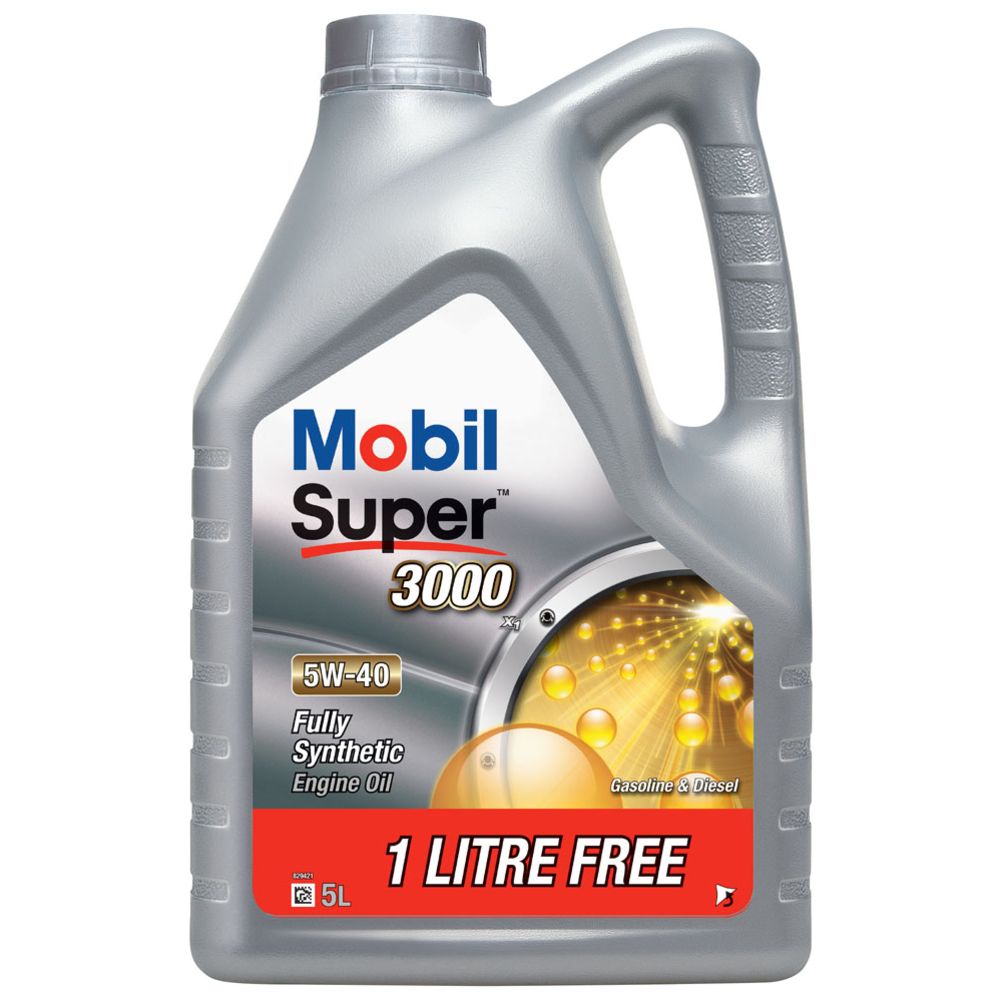Mobil Super 3000 5W-40 mootoriõli kampaaniapakend 4 + 1 l