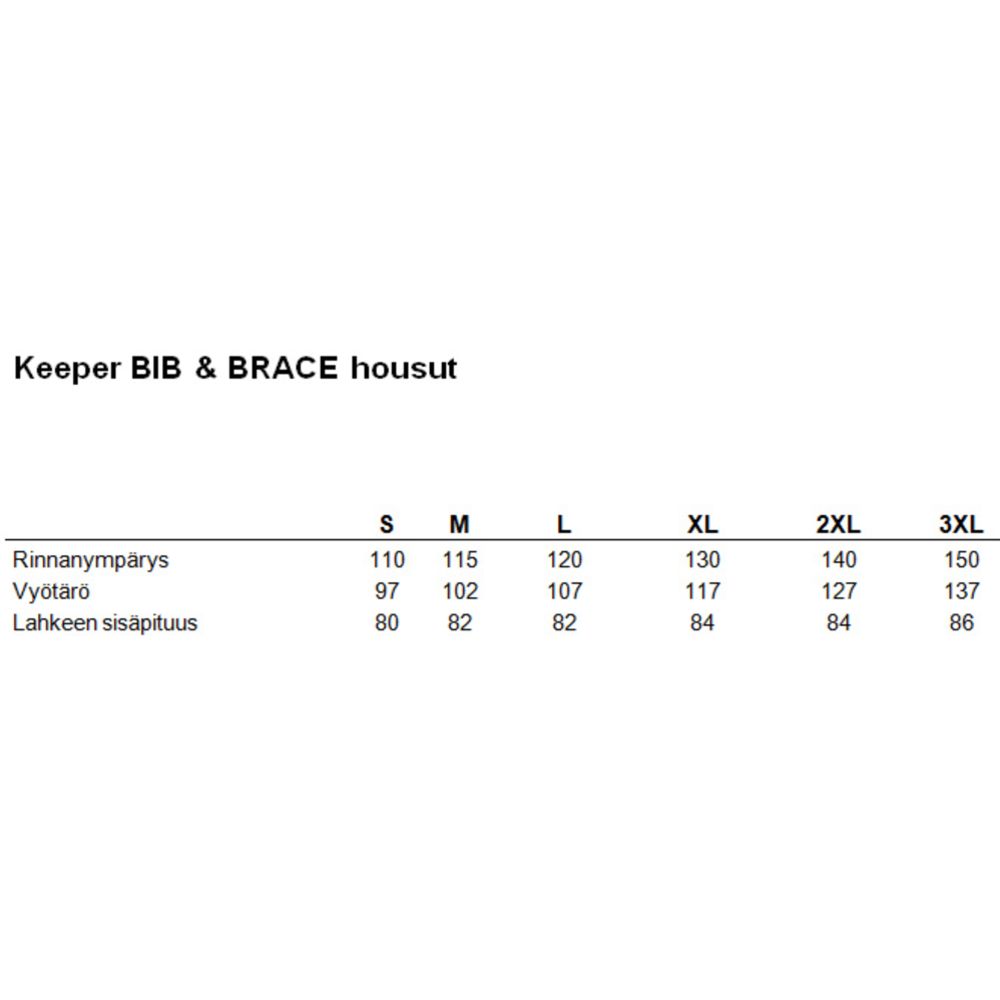 KEEPER Bib & Brace housut