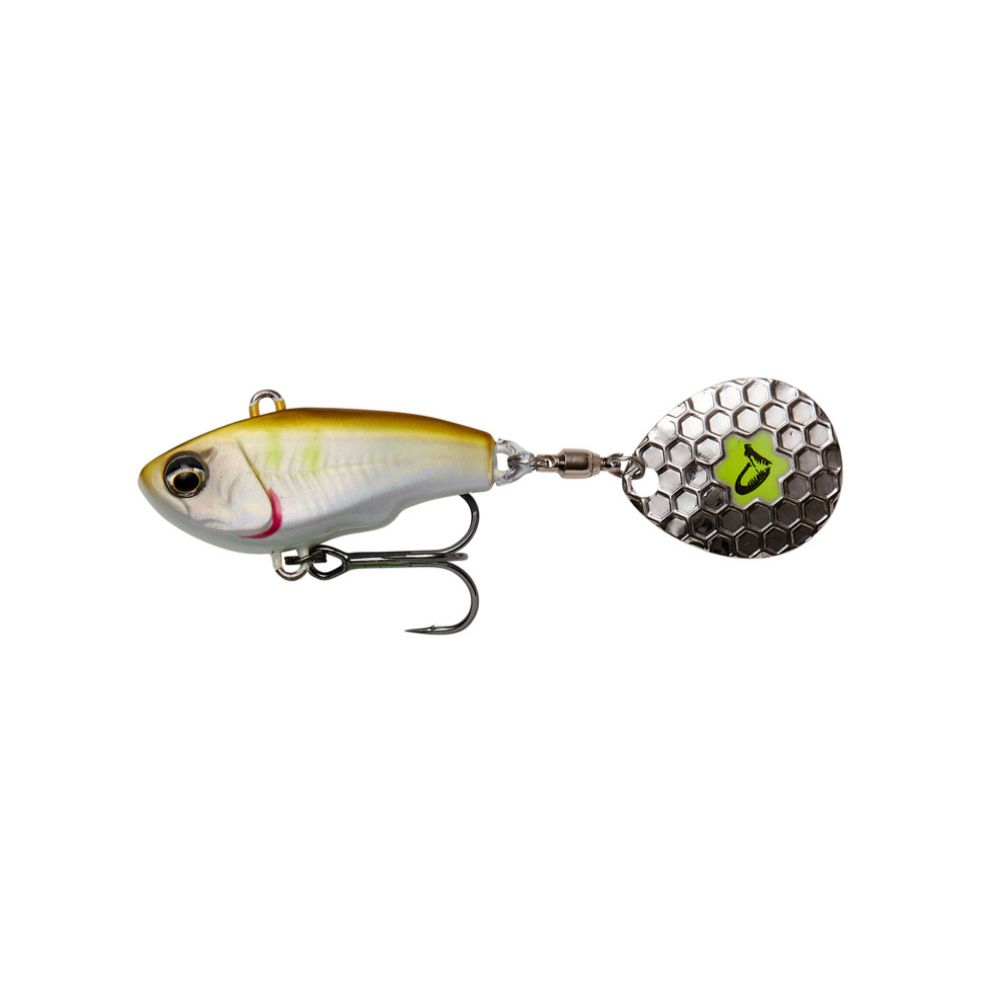 Savage Gear Fat Tail Spin lippauistin 6,5 cm 16 g väri: Black Magic