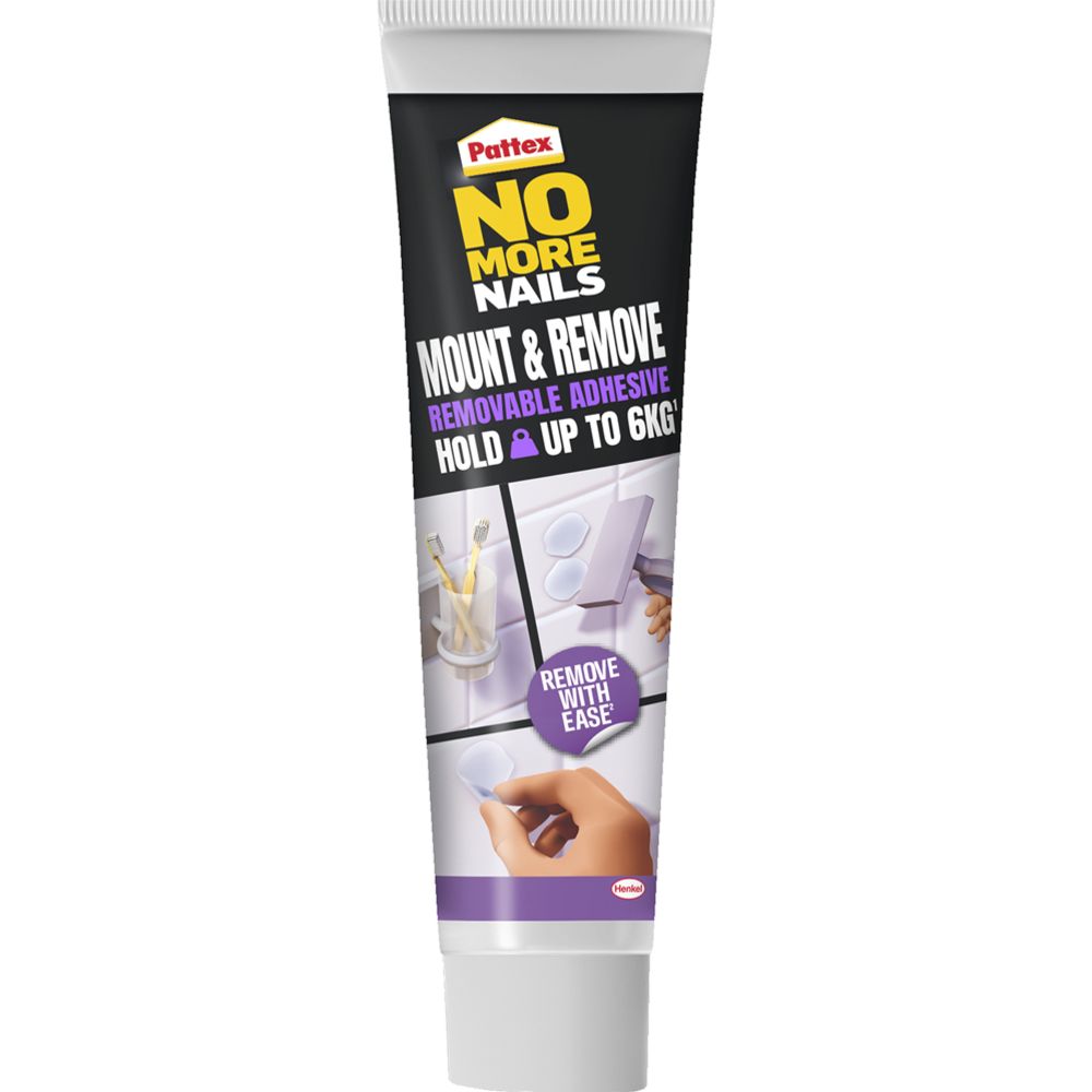 Pattex No More Nails Mount & Remove irrotettava asennusliima 44 g