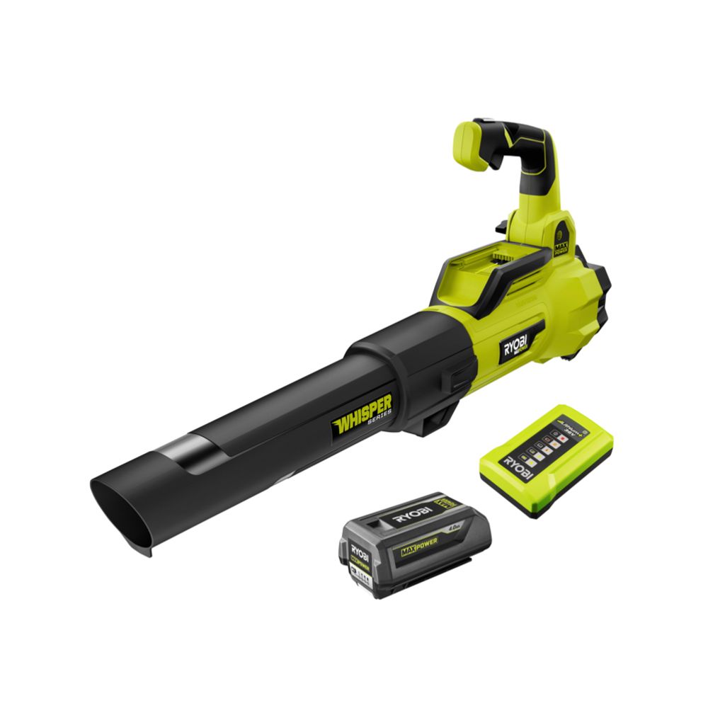 Ryobi MAX POWER akkupuhallin RY36BLXA-140P (2 x 4,0 Ah)
