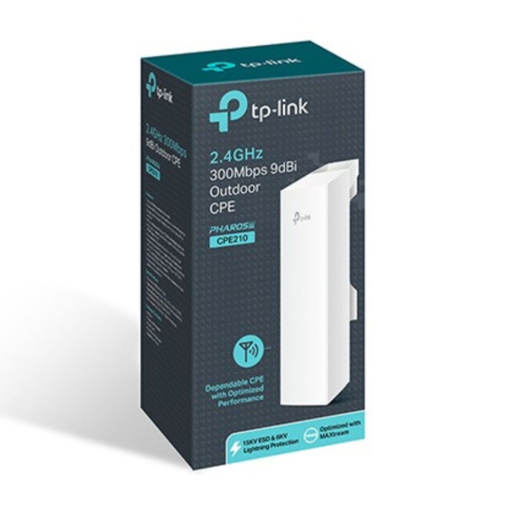 TP-LINK CPE210 WiFi-tukiasema ulkokäyttöön