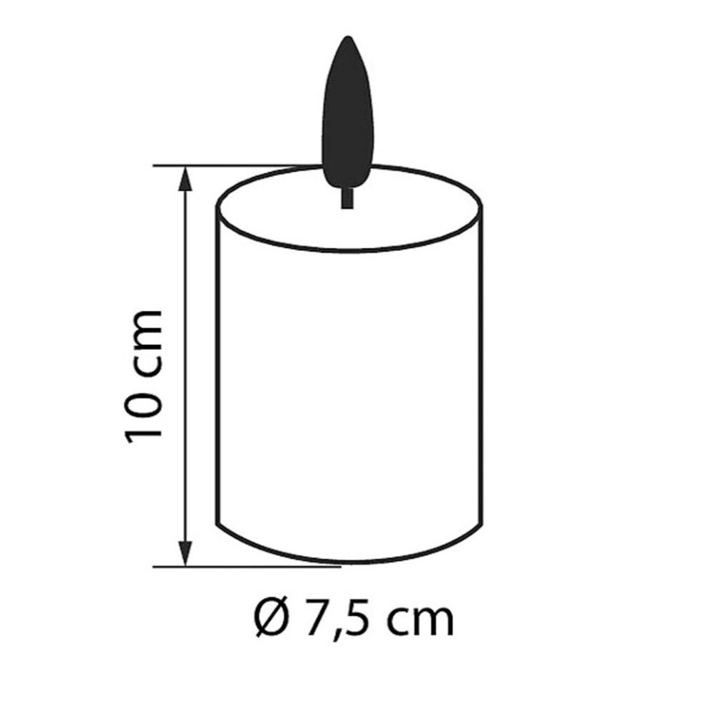 Airam taimeriga LED-lauaküünal, 10 cm