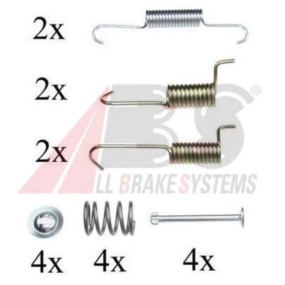 Käsijarrukenkien asennussarja 23-0823