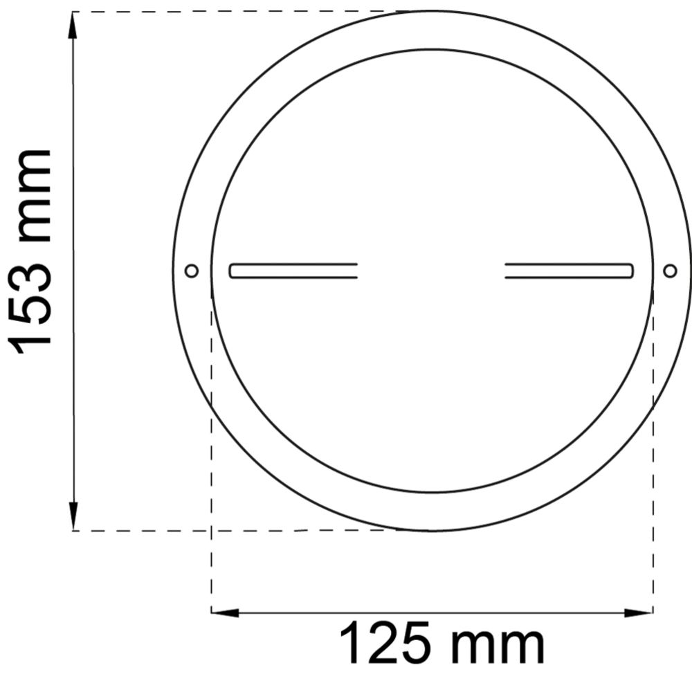 Habo tallriksventil 80 125 mm aluminium