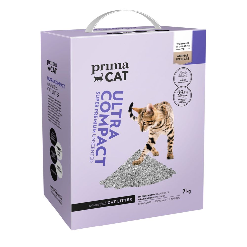 PrimaCat Ultra Compact Unscented kattsand 7 kg