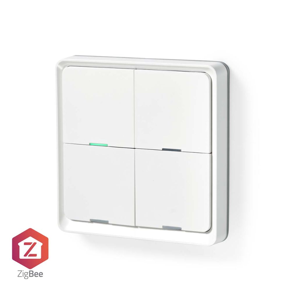 Nedis SmartLife 4-osaline lüliti, pinnale paigaldus, Zigbee 3.0