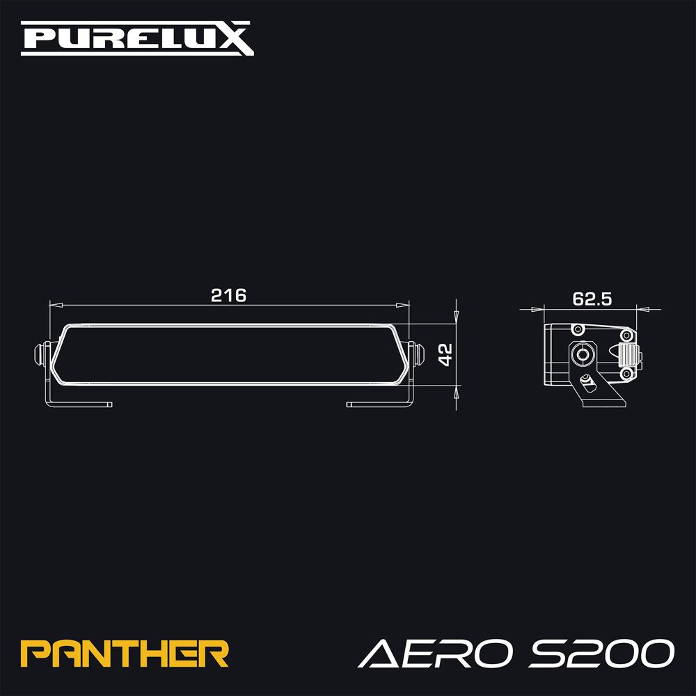 Purelux Panther Aero S200 Lisävalo