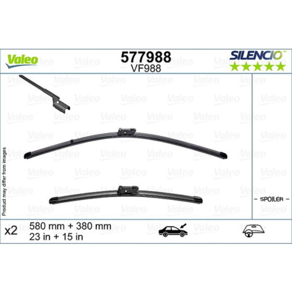 Valeo Silencio FB VF988 kojamehed 58 + 38 cm