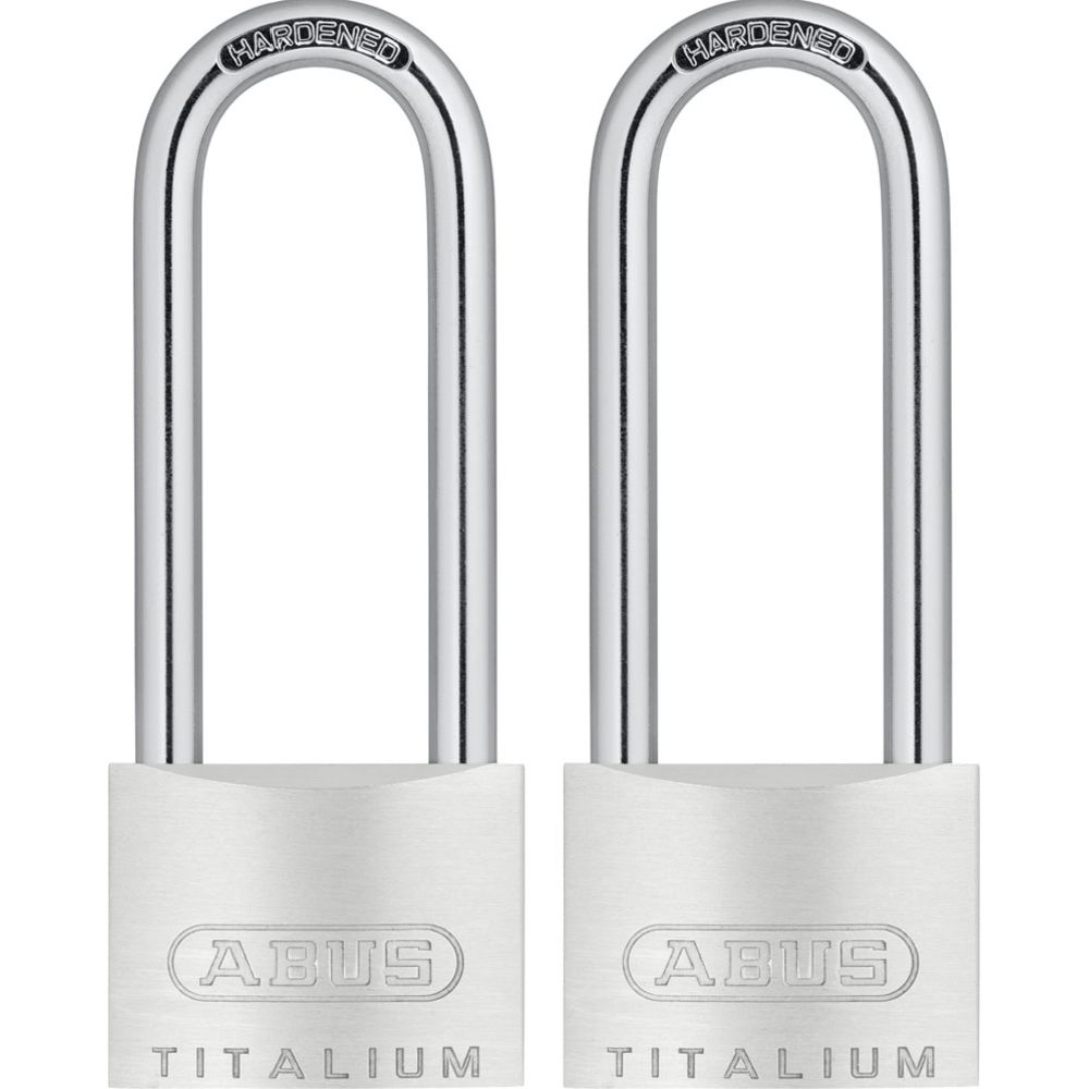 Abus Titalium hänglås 54TI/40HB63, 2 st.