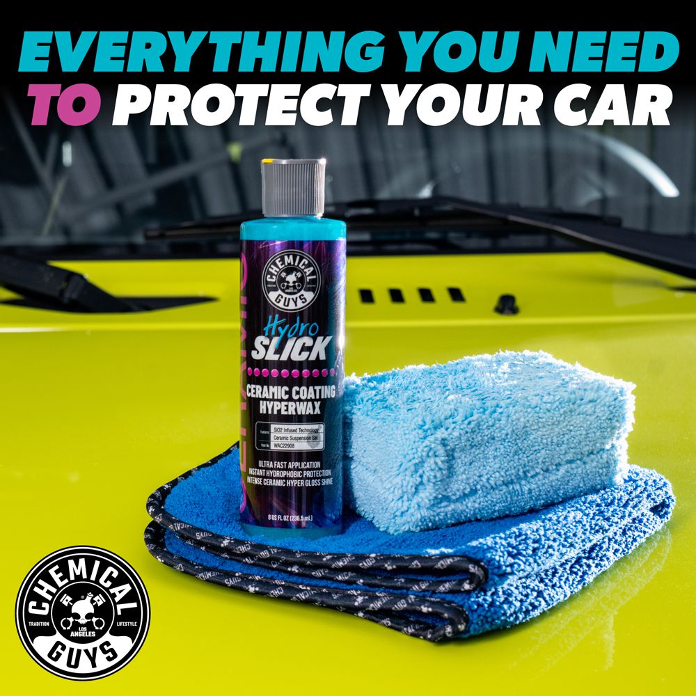 Chemical Guys HydroSlick SiO2 Ceramic Coating Hyperwax KIT pinnoite