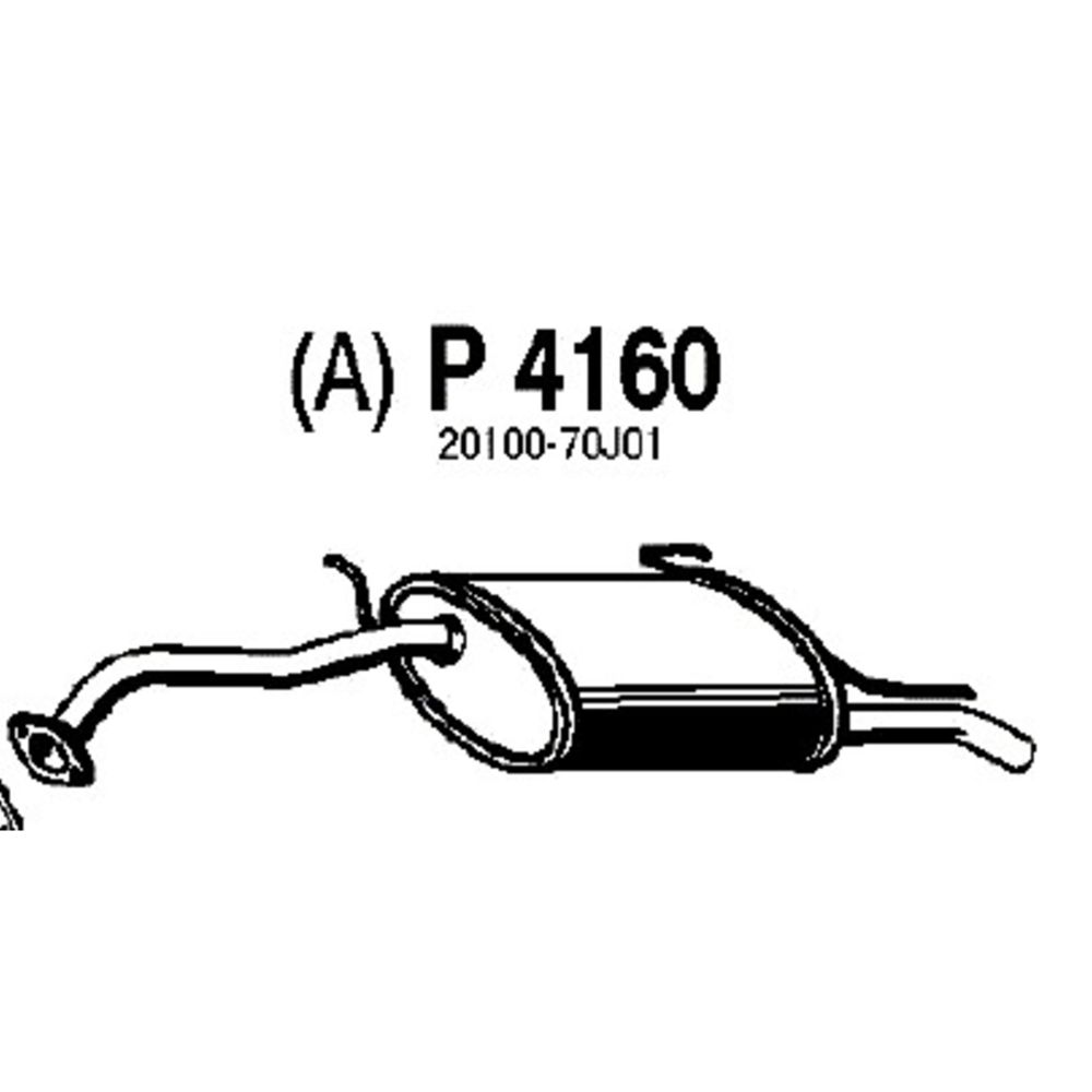 Takaäänenvaimentaja 14-4155