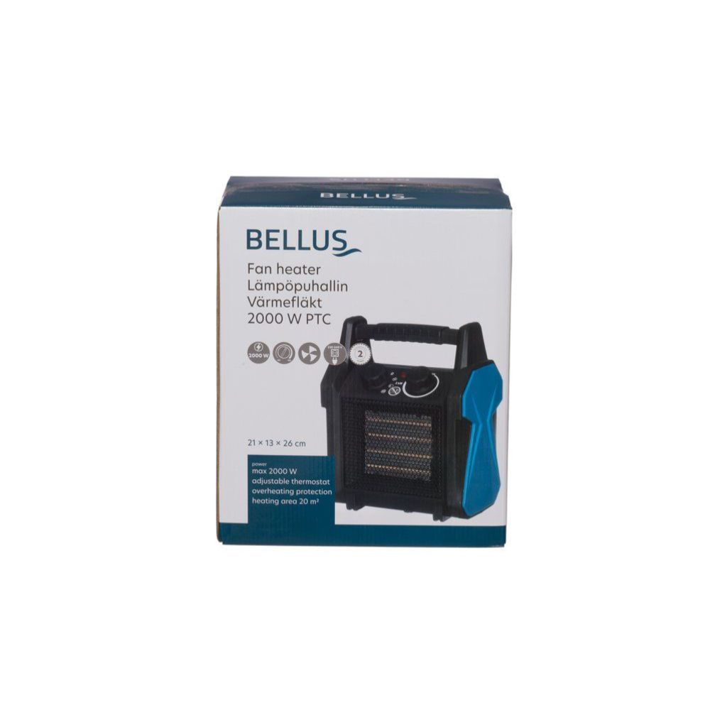 Bellus PTC värmefläkt 2000 W