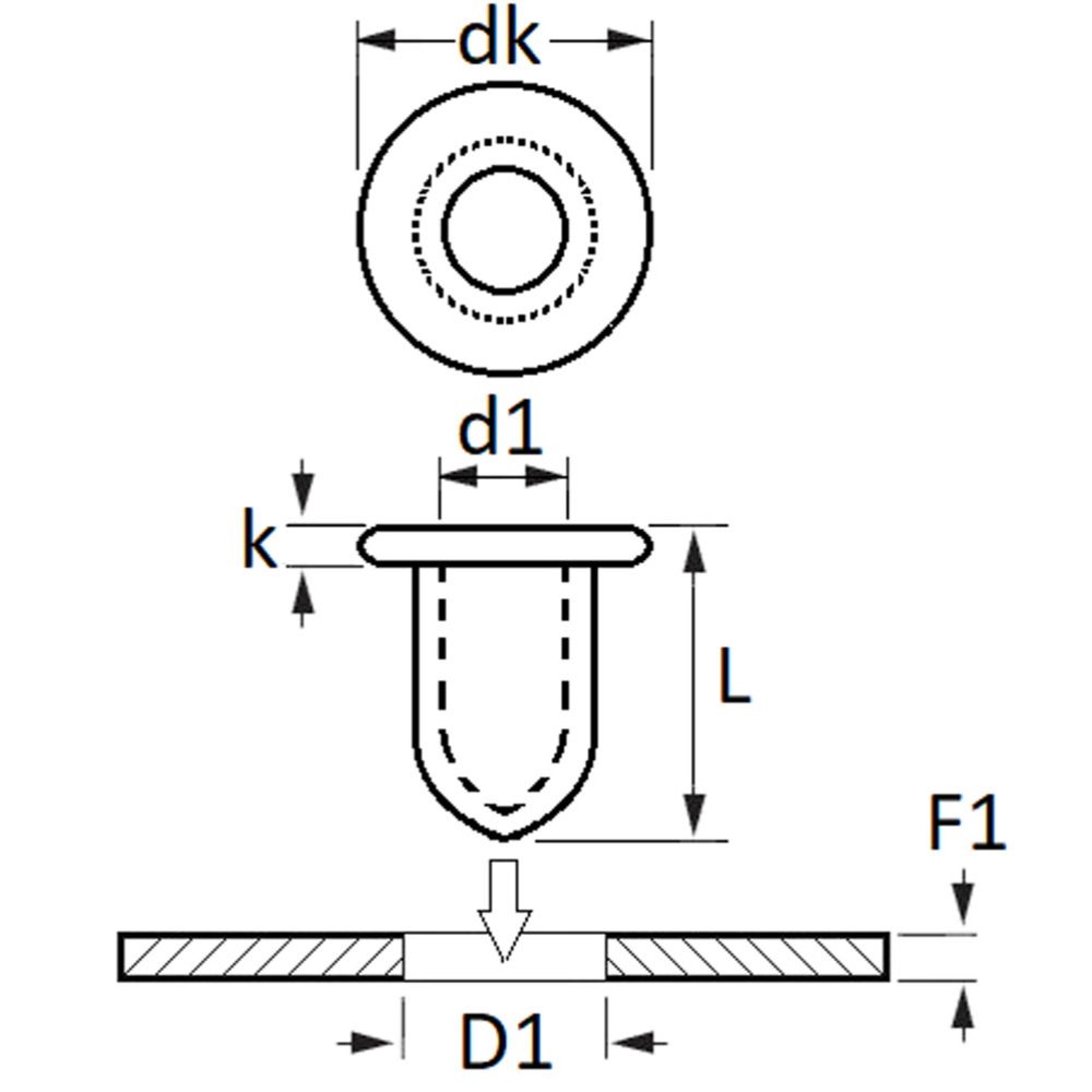 Suojatulppa 8 mm 50 kpl