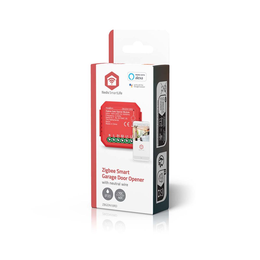 Nedis SmartLife autotallin ovikytkin Zigbee 3.0