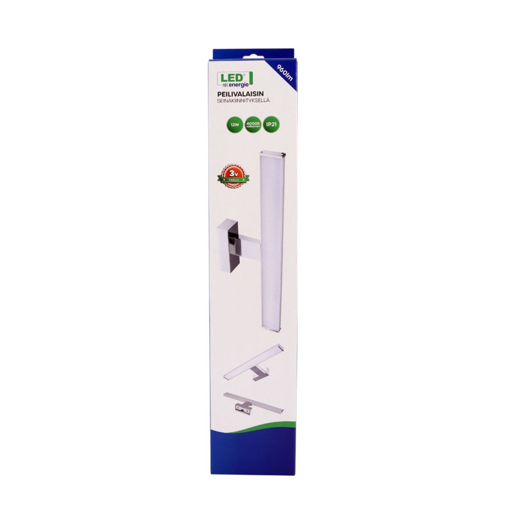 Led Energie seinakinnitusega peegelilamp, 12 W, 960 lm, 4000 K, 600 mm
