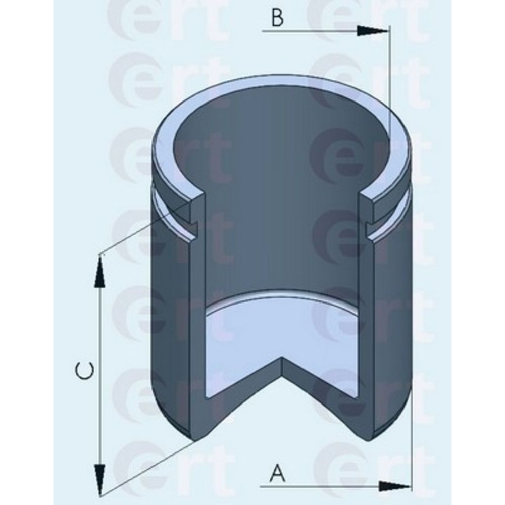Jarrusatulan mäntä 22-8164