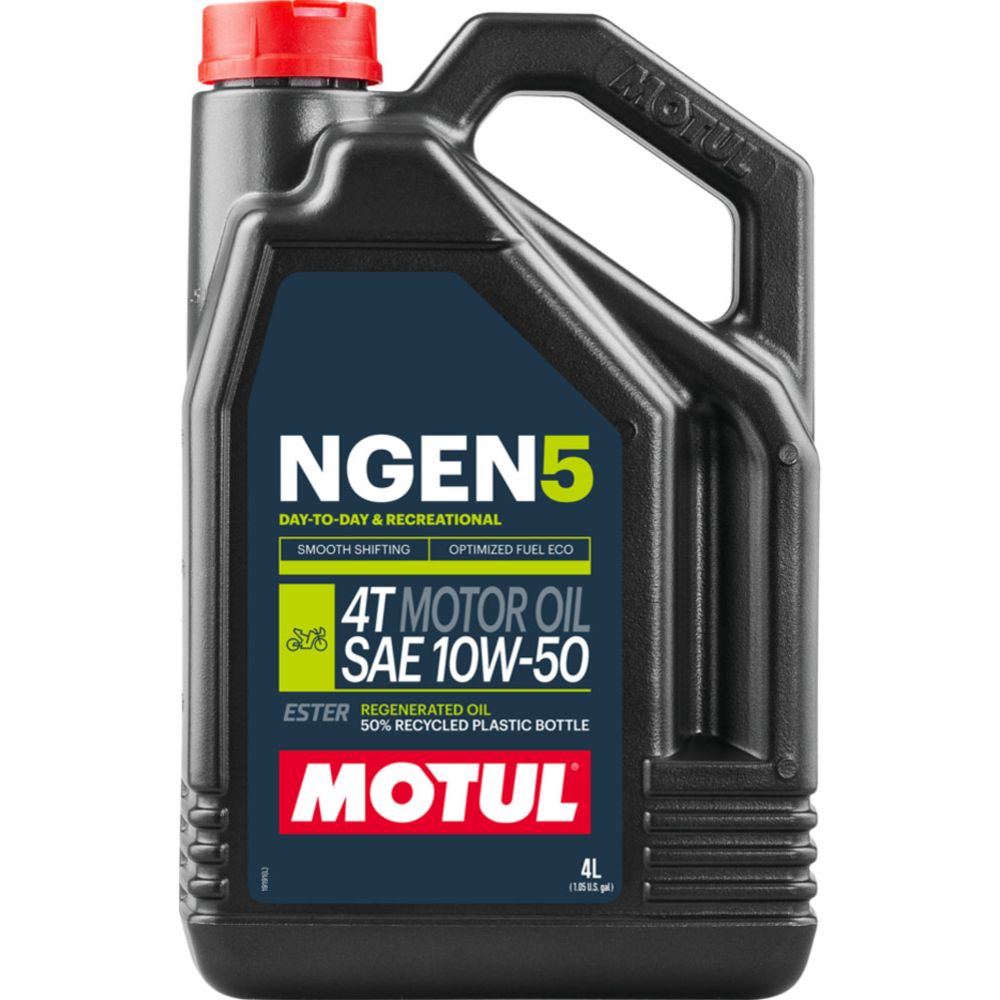 Motul NGEN 5 10W-50 4T sünteetiline mootoriõli mootorratastele, 4 l