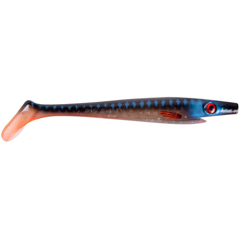 Strike Pro Pig Shad 23 cm 90 g haukijigi väri: Red Tiger 141