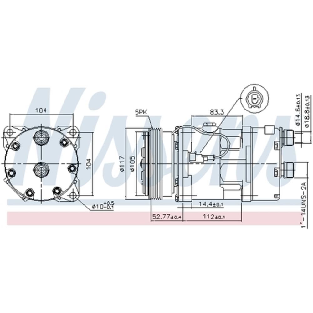 Ilmastointilaitteen kompressori 30-00240