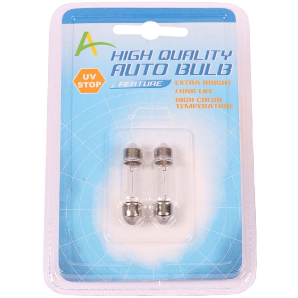 SV8,5-pulkpirnid, 2 tk, 12V 10W 38 mm