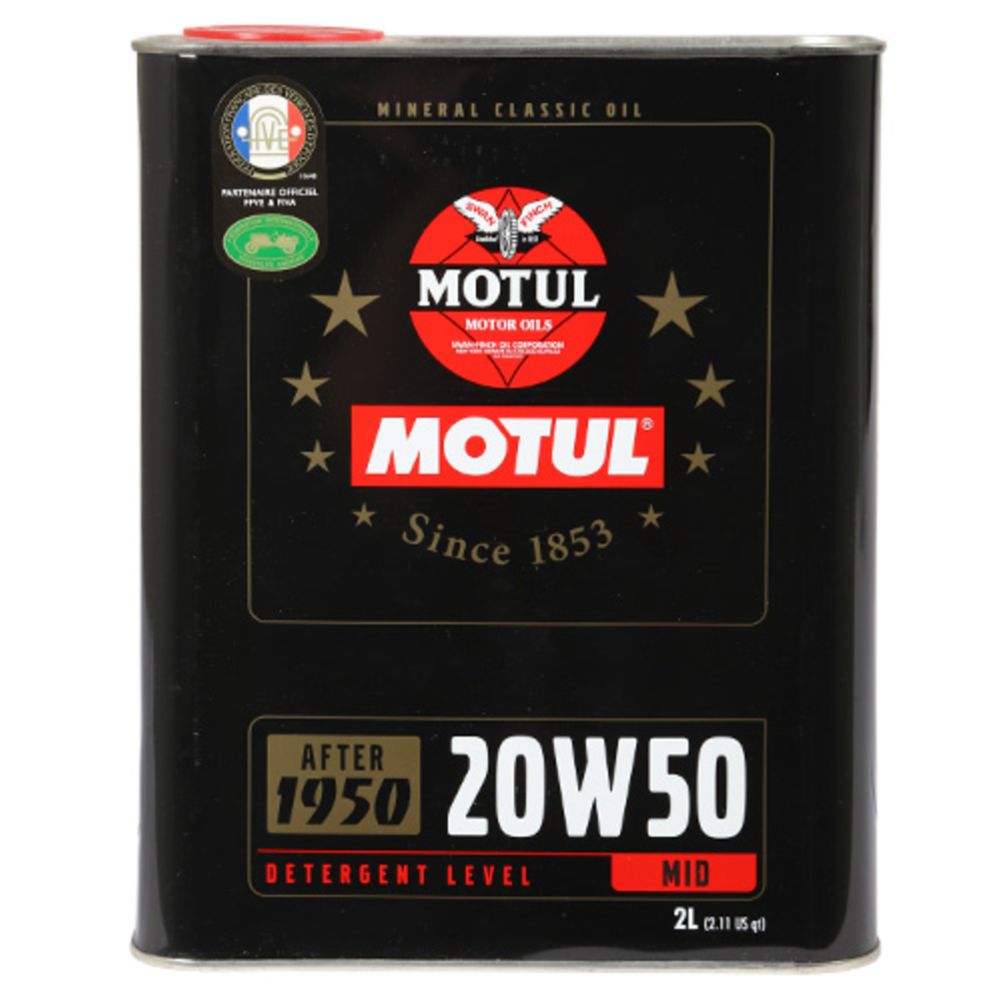 Motul Classic Oil 20W-50 2 l moottoriöljy